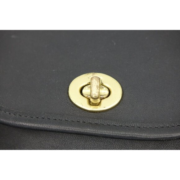 Vintage Coach Everett Mini Crossbody Black Leather Purse USA #9934 - Picture 6 of 10